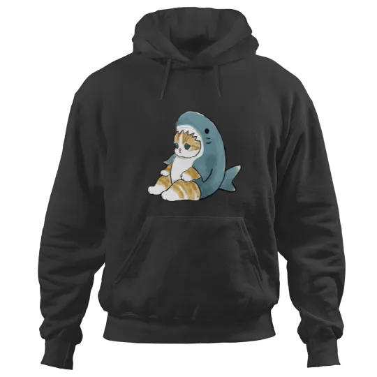 Discover mofu sand cute cat kitty meeeeow SHARK Hoodies