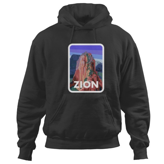 Discover Angels Landing-Zion National Park Hoodies