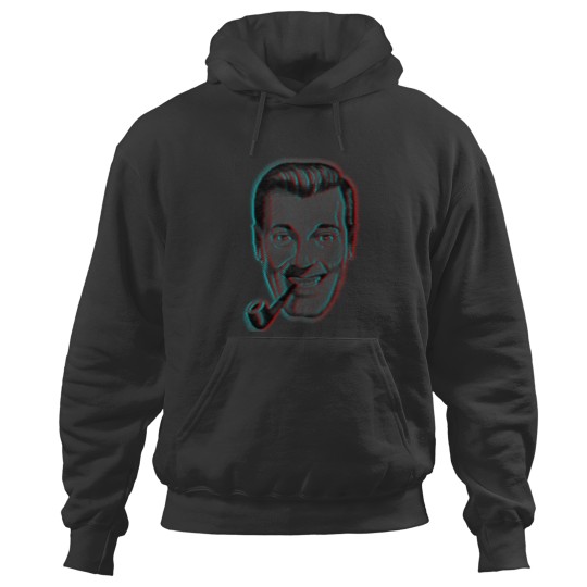 Discover Anaglyph 3D JR Bob Dobbs Church Of The Subgenius Hoodies