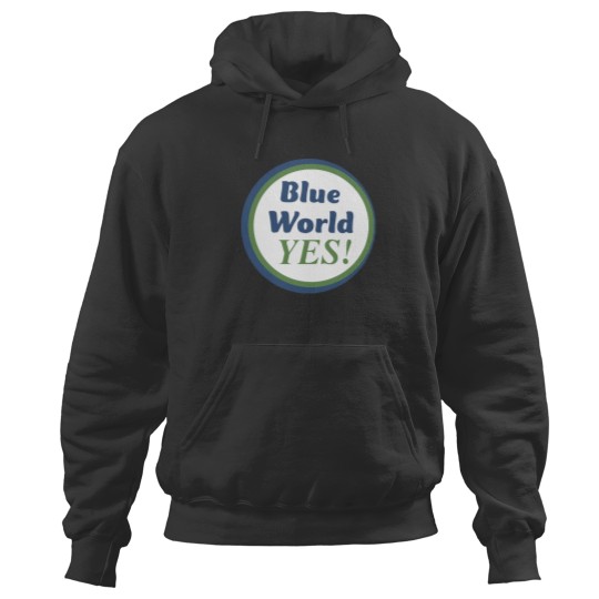 Discover Blue World Project YES Hoodies