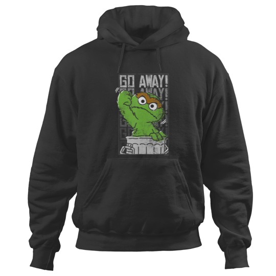 Discover street oscar the grouch go away Hoodies
