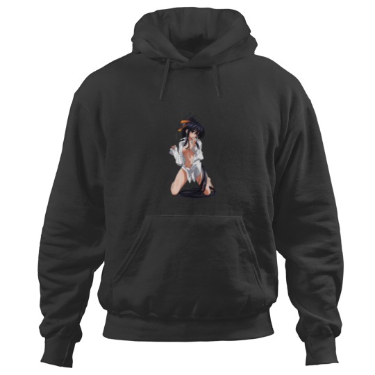 Discover Akeno Himejima sexy hen anime Black hair Fiction Mangaka Sticker Hoodies