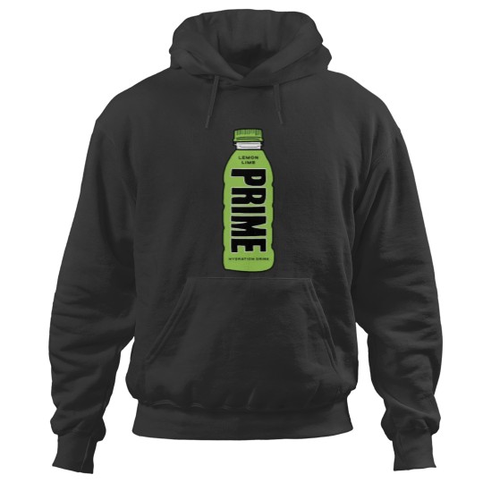 Discover PRIME HYDRATION LEMON LIME BOTTLE Hoodies