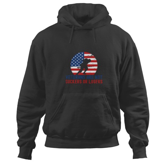 Discover Veterans are not suckers or loser Hoodies
