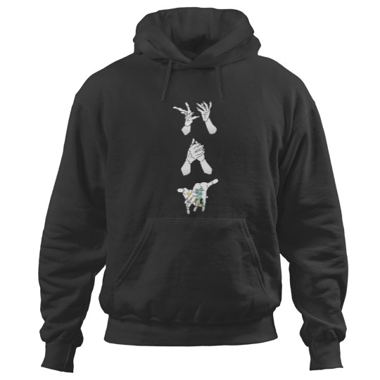 Discover Eve Japanese Outsider White Hands Hoodie - EVE Singer Design