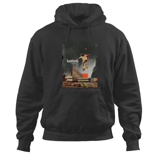 Discover Before Photographic Print Hoodies
