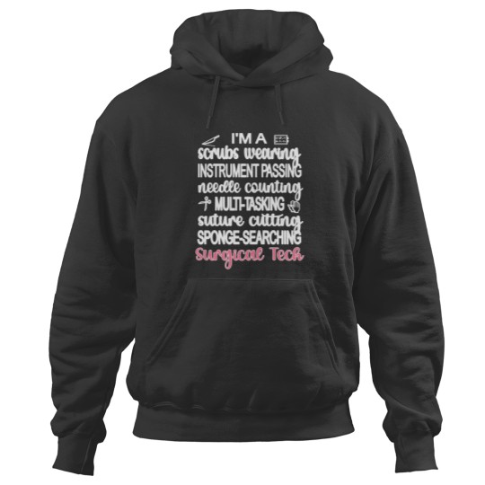 Discover Surgical Tech Surgical Technologist Scrub Tech Hoodies