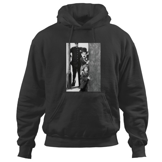 Discover Charlie Chaplin The Kid silent Film Hoodies