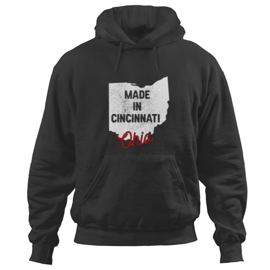 Discover Made In Cincinnati Ohio Hoodies