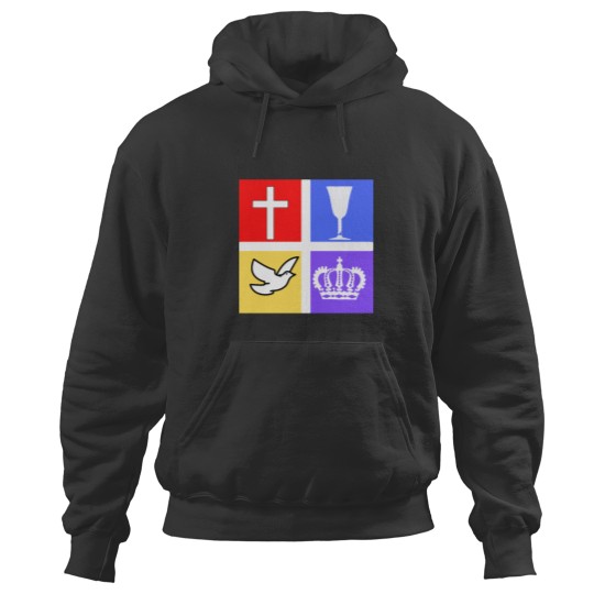 Discover Foursquare logo Abstract Pattern V1 Graphic Hoodies