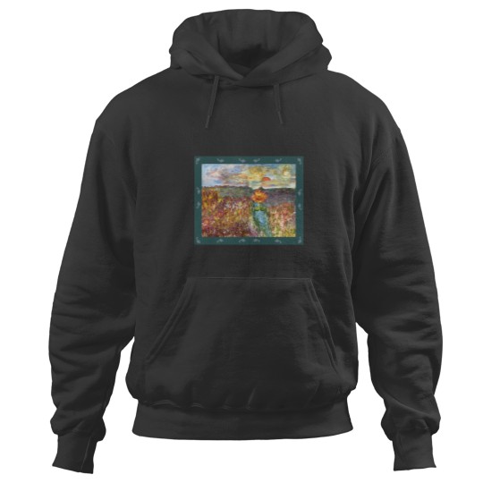 Discover Sunset at the Kaas plateau Hoodies