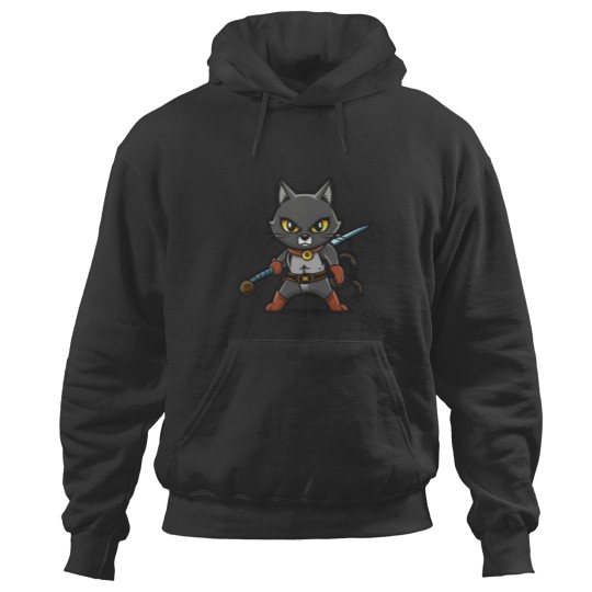 Discover Funny Cat Assasin Hoodies