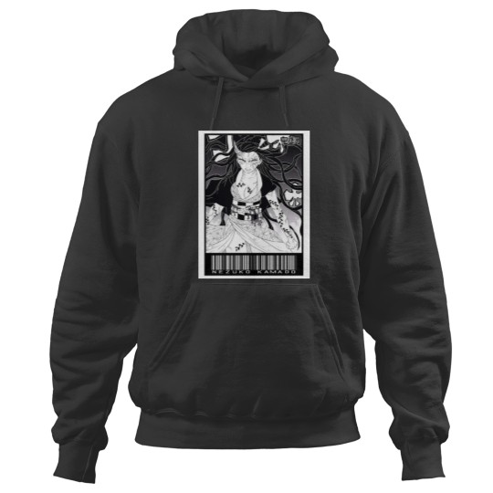 Discover Demon neko Kamado Kimetsu No Yaiba CODE Hoodies