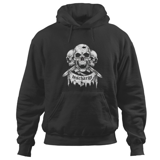 Discover Discharge band punkrock Hoodies