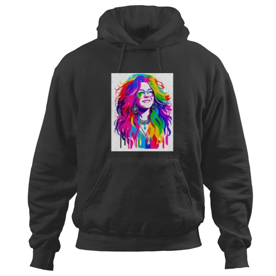Discover Janis Joplinn Pop Art (2) Hoodies