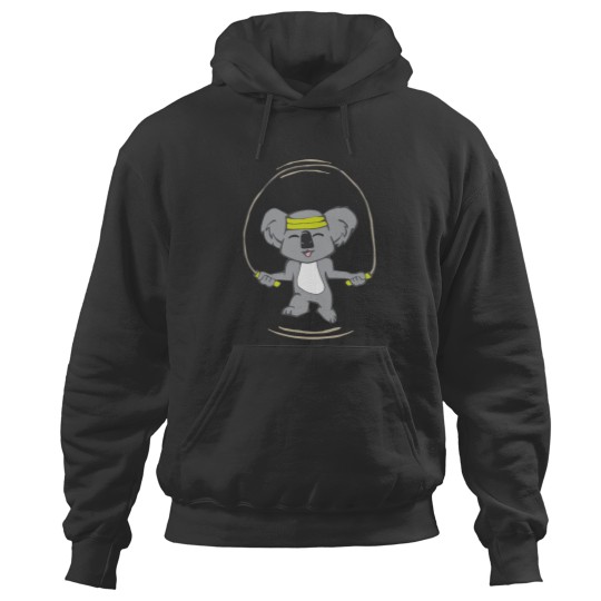 Discover Koala Koalafied Rope Skipping Sport Fitness Sweet Gift OZ cute Bear Lover Hoodies