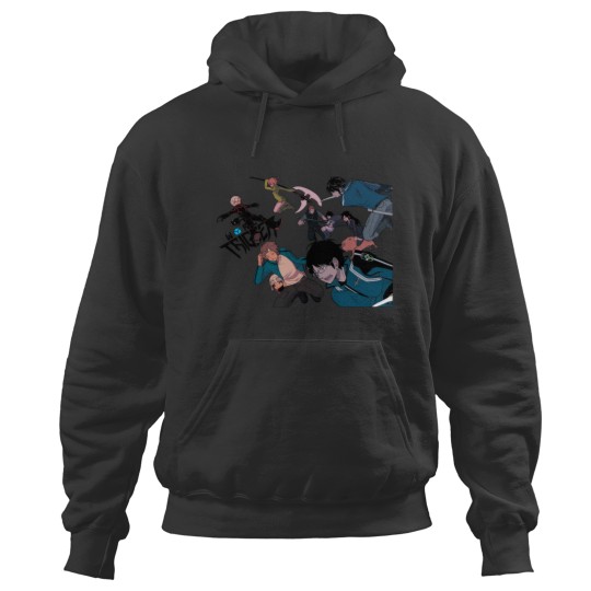 Discover World Trigger - logo Hoodies