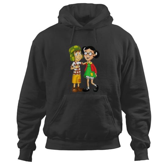 Discover Chavo y Chilindrina Caricatura Hoodies