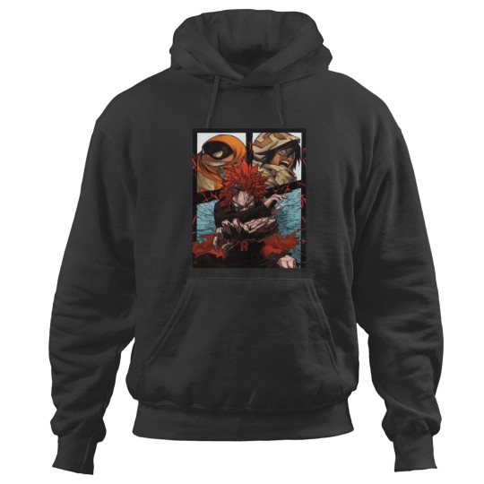 Discover Red Riot Kirishima Hero Anime Hoodies