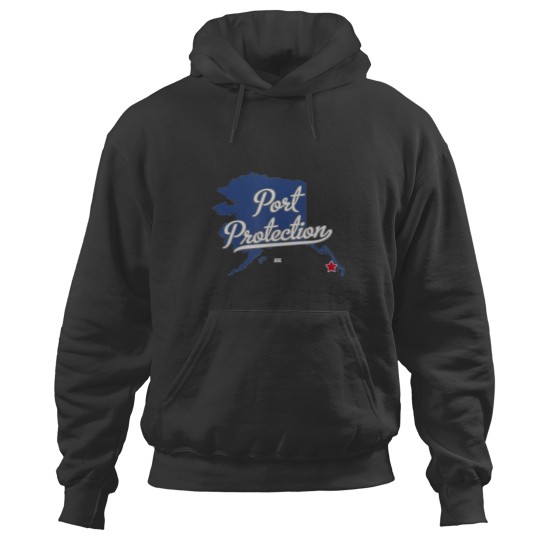 Discover port protection alaska ak map Hoodies