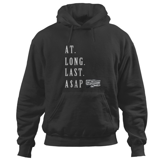 Discover A$AP Rocky - At Long Last ASAP (ALLA) on black Hoodies