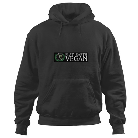 Discover Flat Earth Vegan Sticker Hoodies