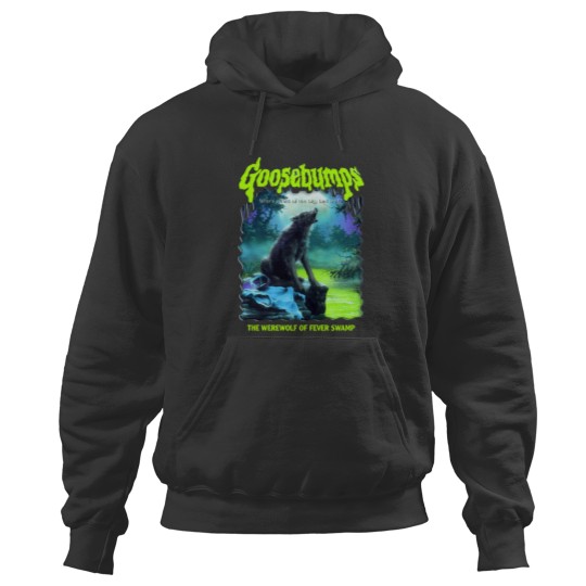 Discover RL Stine Goosebumps Nightmare Halloween Werewolf Fever Swamp Hoodies