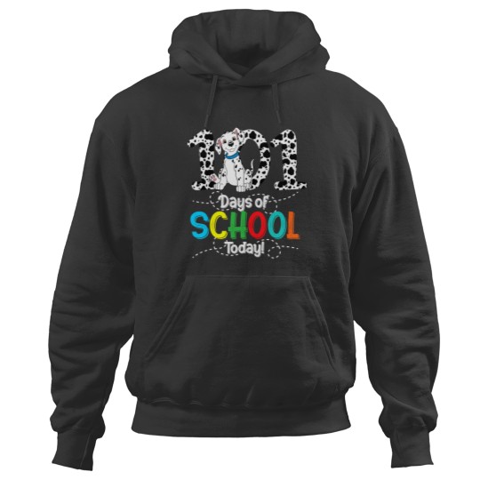 Discover Dalmatian Dog Happy 101 Days Smarter Dalmatian Dogs 100th Day Of School Hoodies