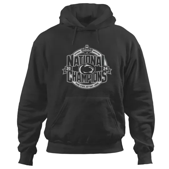 Discover Penn State Nittany Lions National Champs Wrestling 2024 Icon  gifts Hoodies
