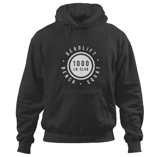 Discover 1000 Lb Pound Club Power Lifter Bodybuilder Strength Novelty fox Hoodies