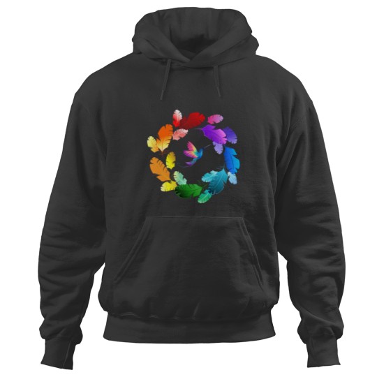 Discover A Colorful Bird Showing Beauty of Colors Sticker Hoodies