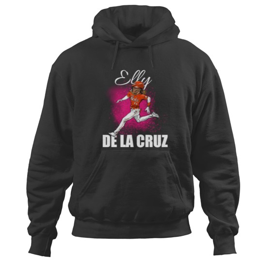 Discover Elly de la Cruz Cartoon  Player  (white text) Sticker Hoodies