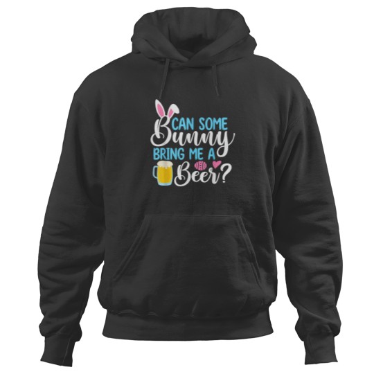 Discover Can Some Bunny Bring Me A Beer Shirt Funny Easte Hoodies