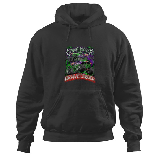 Discover grave digger monster truck Art Fans Hoodies