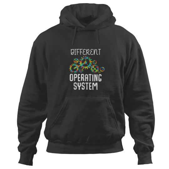 Discover Different Operating System Autism Awareness Puzzle Tolerance Hoodies