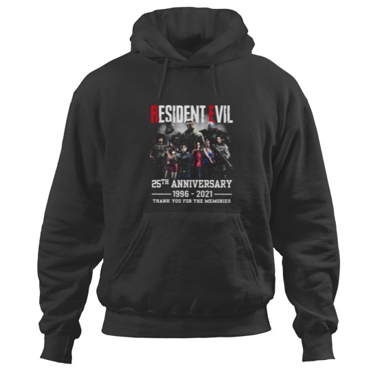 Discover  Resident Evil 25th Anniversary 1996 2021 Thank You Hoodies