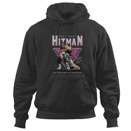 Discover Bret Hart Sharpshooter Triangle Hoodies