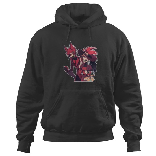 Discover Hazbinhotel Alastor x Rosie Hoodies