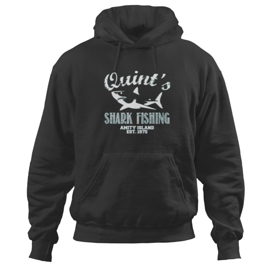 Discover Jaws - Quint's Shark Fishing Hoodies