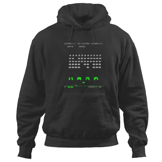 Discover Classic Space Invaders Hoodies