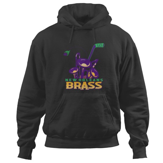 Discover Defunct New Orleans Brass Hockey Team Hoodies