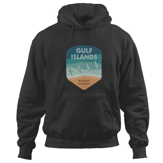 Discover Gulf Islands National Seashore Seagulls Active Hoodies