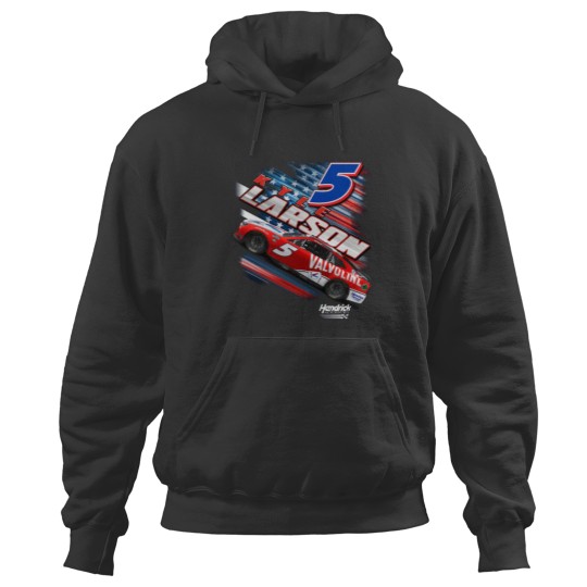 Discover Kyle Larson 5 Valvoline Patriotic Hoodies