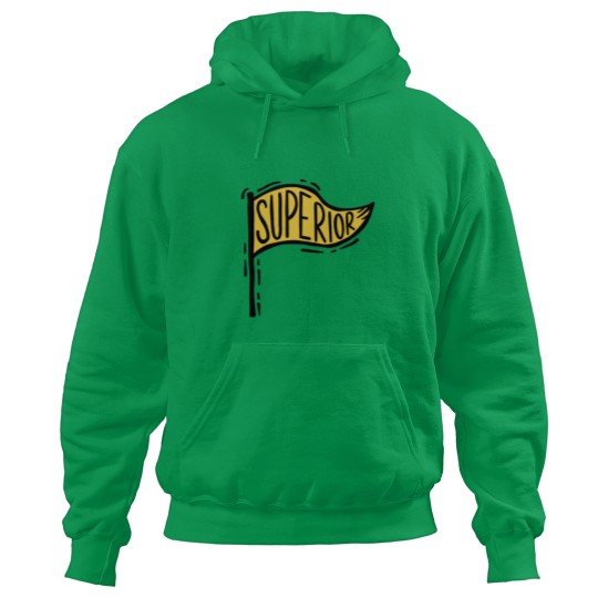 Discover UW Superior Yellowjackets Flag Hoodies