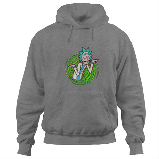 Discover r sanche Chilling Rick And Rickandmorty Heartbeat Hoodies