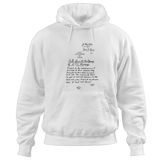 Discover Dead Poets Society five centuries of verse black Hoodies