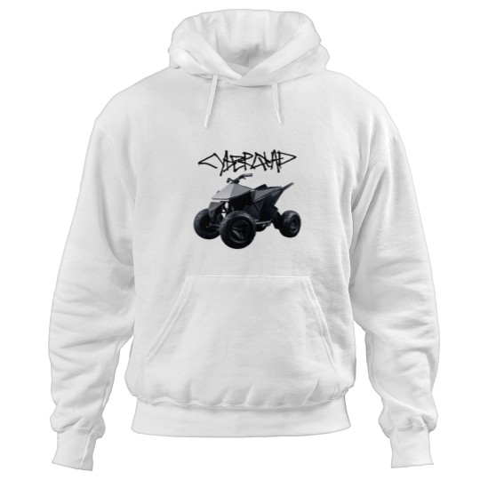 Discover Cyberquad Black Logo Hoodies