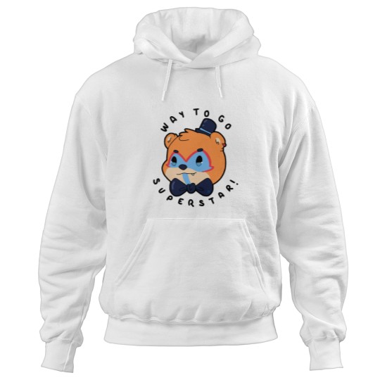 Discover FNAF Security Breach - Glamrock Freddy 'superstar' Hoodies
