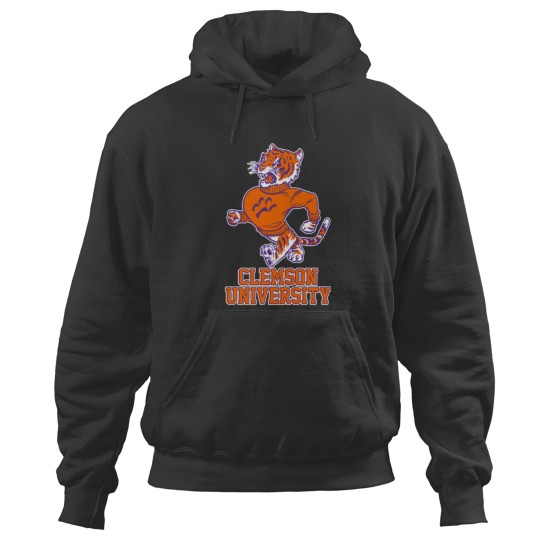 Discover Vintage Tiger Mascot for Clemson - Clemson - Hoodies