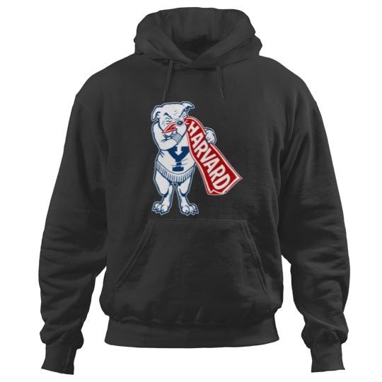 Discover Vintage Yale Mascot blowing Nose on Harvard Pennant - Yale - Hoodies
